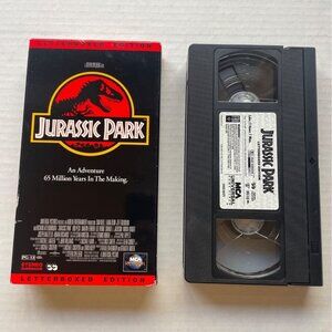 Jurassic Park (VHS, 1993) Letterbox Edition Used Excellent Condition